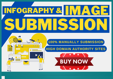 I will do 70 image or infographic submission on high DA low spam website manually