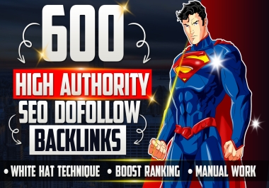 SKYROCKET manually create 600 mix dofollow SEO backlinks with white hat technique