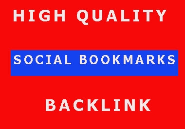 I will create 30 social bookmarks backlinks+40 education+30high da