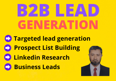 I will provide b2b lead age to any industry