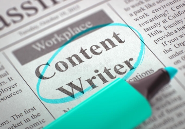 I will create amazing written content for you - more than 5 years experience in Content writing