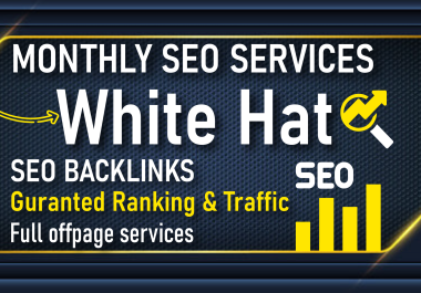 I will white hat SEO backlinks high da authority google safe link building