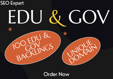 I will do 40 high da premium quality Edu gov backlinks