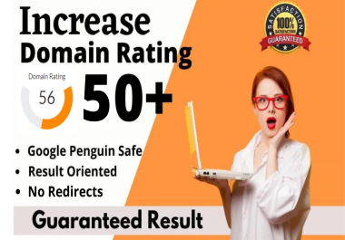 Increase ahrefs DR 50+ increase domain rating fast increase DR by contextual backlinks