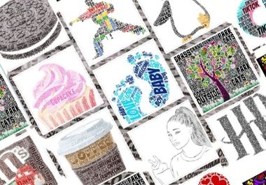 I Will create professional word art within 1 hour