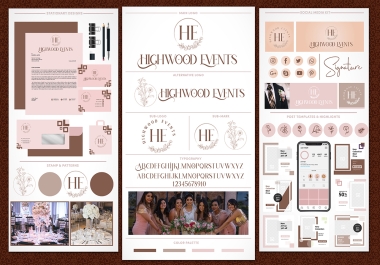 I will design a hand-drawn signature logo with a Brand Identity kit