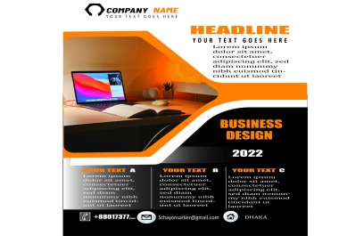 I will create a professional flyer in few hours