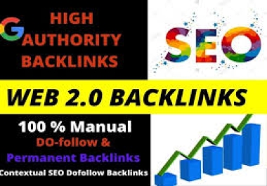 Achieve 100 Web 2.0 Relevant Backlinks,  Purchase Dofollow links in Web 2.0 Blog Destinations