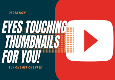 I will create eyes catching thumbnails, Covers and different Cards for You