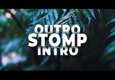 I will create an amazing stomp intro and outro