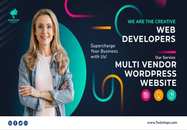 I will Create a multi vendor WordPress website for you.