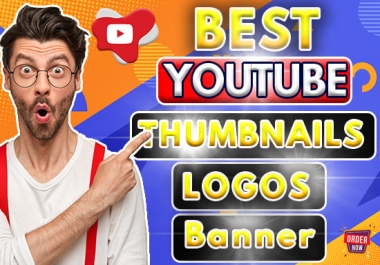 YouTube thumbnail & logo designer most attractive thumbnail