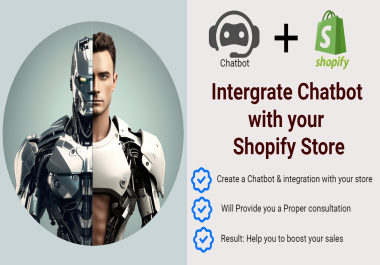 I will create a chatbot for shopify store