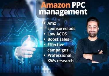 I will create amazon ppc sponsored ads and manage ppc advertising campaigns for you