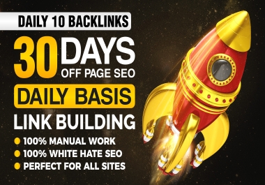 Higher Ranking contextual seo backlinks high da link building 30 days