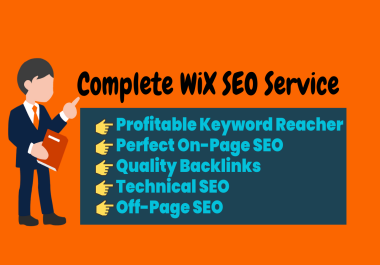 I will provide Wix SEO service & Optimize your Wix Website for google Top Ranking