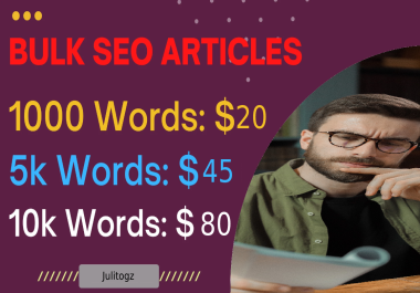 I will write 1000+ seo-optimized words article