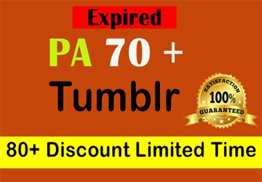 I will register 70 expired tumblr pa 70 plus unique IP