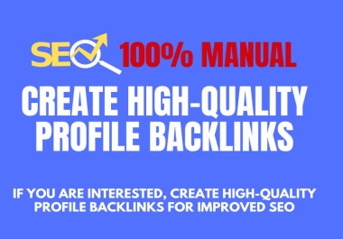 50 high-quality profile backlinks to boost your website's SEO