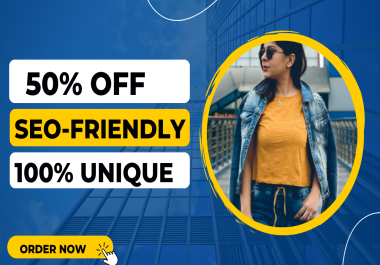 I will write copywriting content,  unique blogs as SEO copywriters and creative writers