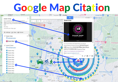 I will manually upload 2000 live google map citations for local SEO