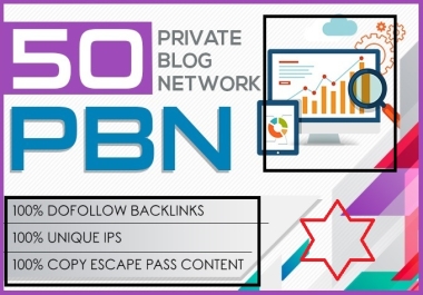 I will do complete on-page seo 50 Pbn Dofollow Backlinks To Boost Your Website With High DA