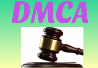 I will remove infringing and illegal content under dmca