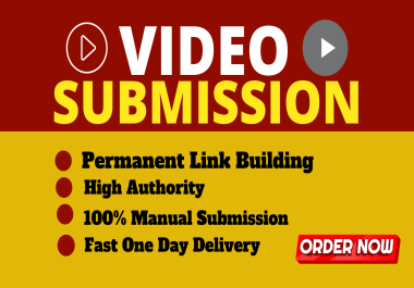 I will provide 50 video submission on high quality fully manual method