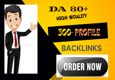 I Will 200 social media profile backlinks manually for high da SEO link building