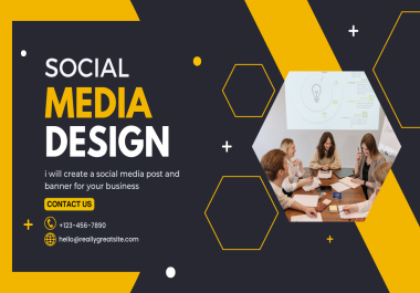 I will create social media flyer and banner ads for your company