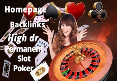 I will create 350 google no one casino high dr homepage permanent pbn slot poker sites backlinks