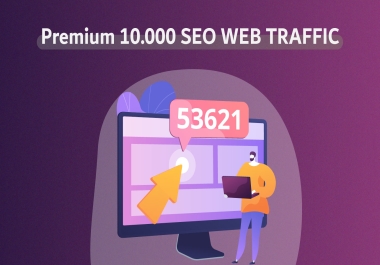 Premium 10.000 SEO WEB TRAFFIC