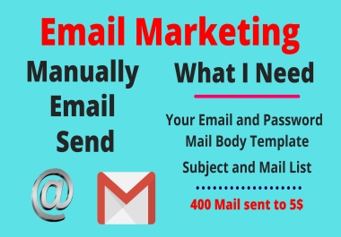 I will send emails manually one by one