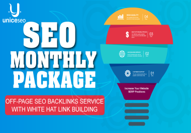 Monthly SEO Package - Increase Your Website SERP Positions
