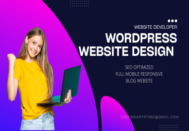 I will make a WordPress website for your business