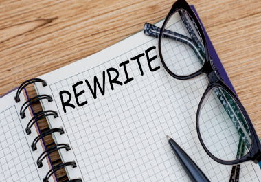 Rewrite And Improve Articles Or Content 1000 words
