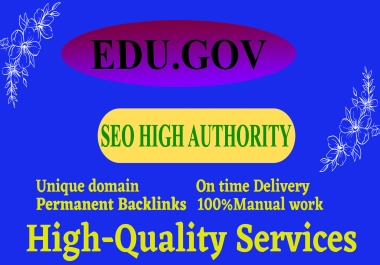Create 150 EDU and GOV backlinks for your website rank in google