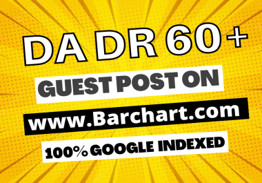 I will do guest post high da guest post on barchart. com with do follow backlinks