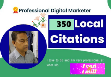 I will create 350 local citation for ranking and local business SEO
