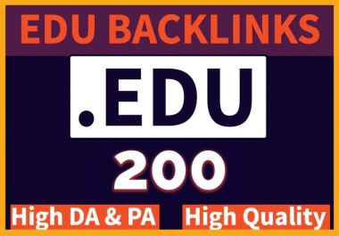 Manual 200 edu, education high authority link building top universities