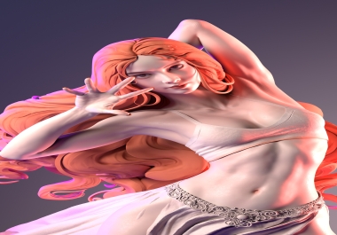 I will create 3d character model from 2d artwork