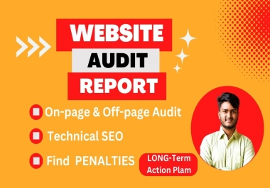 I will do SEO Audit and competitor analysis for your website