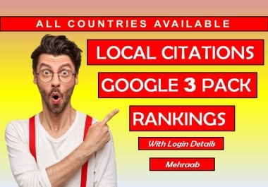 i will do google business ranking with top 100 Local Citations