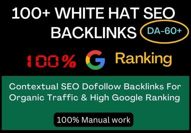 I will create 100 high-quality contextual SEO dofollow backlinks