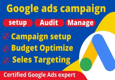 I will do worlds top class Google Search Campaign and also do Facebook and other Social app ads.