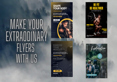 I will create extraordinary designs for you