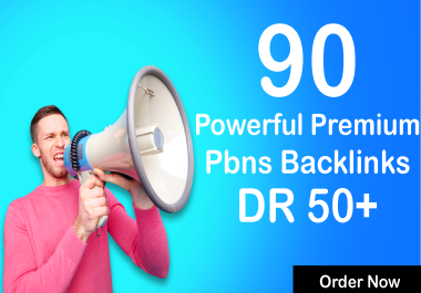 I Will Build 90 PBNs DR50+ Homepage Dofollow Backlinks