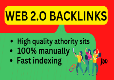 I will provide 40 web 2.0 Backlinks in high authority sites with unique content dofollow link buildi