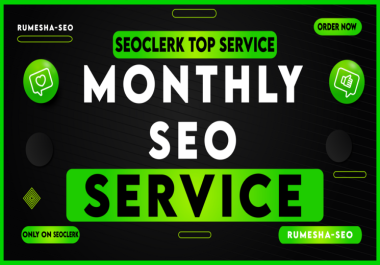 I will do complete website monthly off page SEO service by authority dofollow backlinks