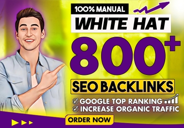 I will do top google ranking with high authority white hat do follow SEO backlinks